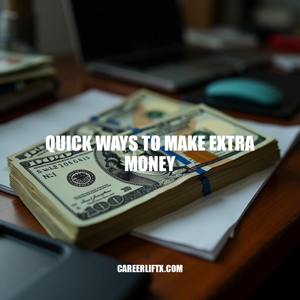 10 Quick Ways to Make Extra Money