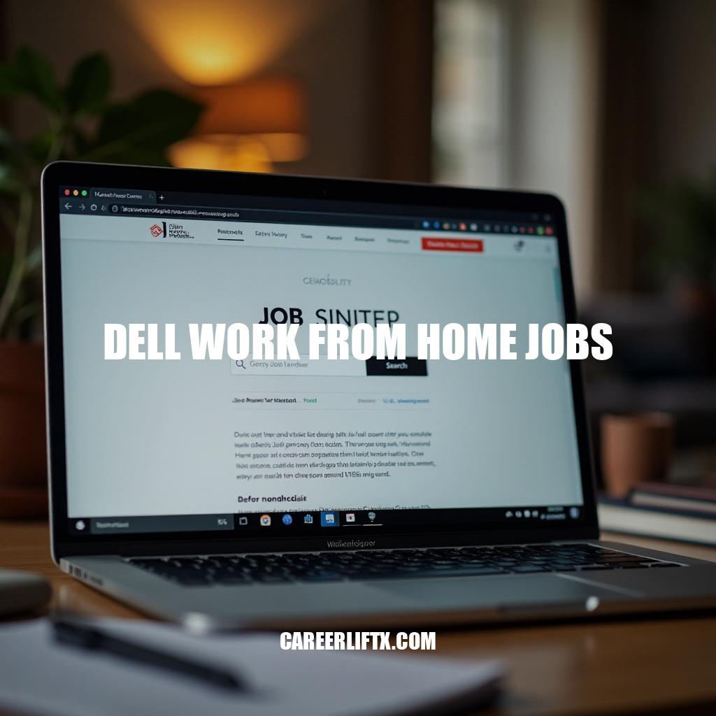 Dell Remote Job Opportunities