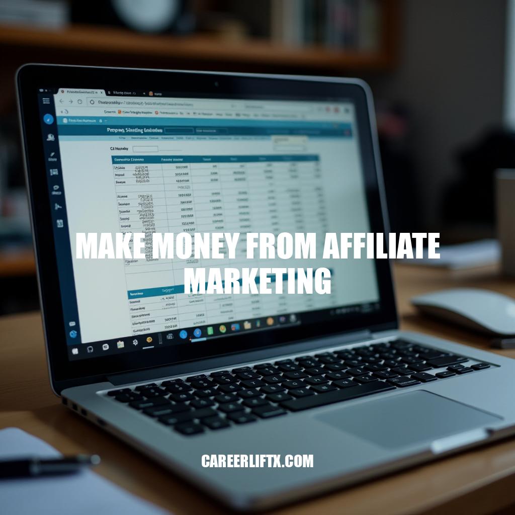 Maximizing Your Earnings with Make Money From Affiliate Marketing Strategies